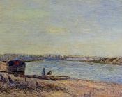 阿尔弗莱德 西斯莱 : The Hills of Veneux, Seen from Saint-Mammes